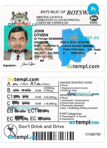 Need a Botswana driving license? Buy it online: Learn how!