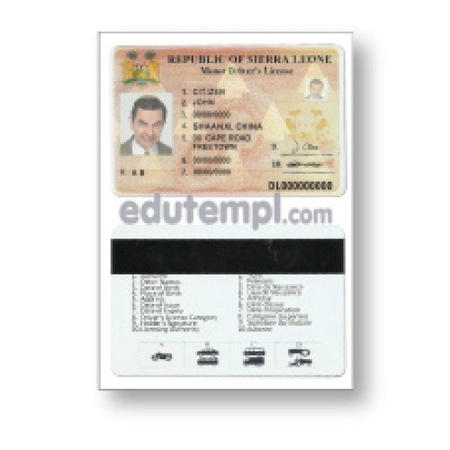 Order Sierra Leone Driving License Online  Quick and Reliable Service