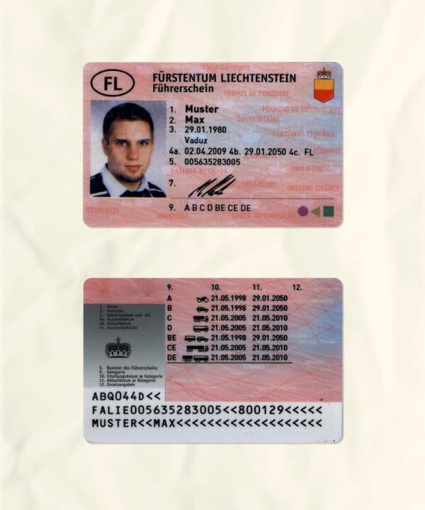 Want a license fast? Buy Liechtenstein driving license online (Affordable and reliable service)