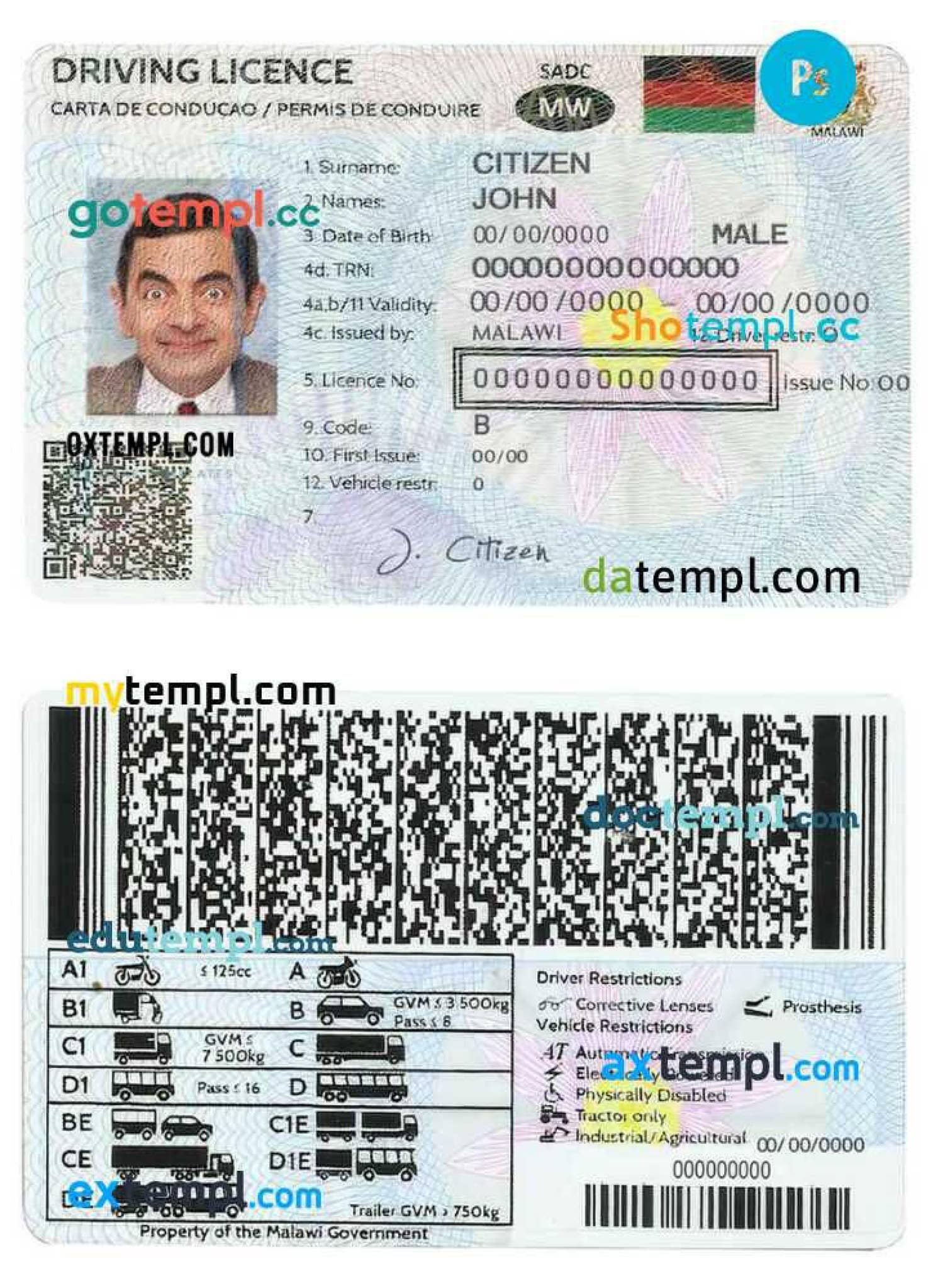 Buy Malawi driving license online: Get it without the hassle!