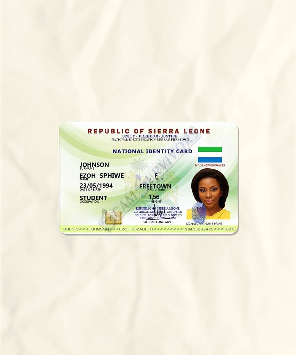 Buying a Sierra Leone ID Card:  What You Need to Know