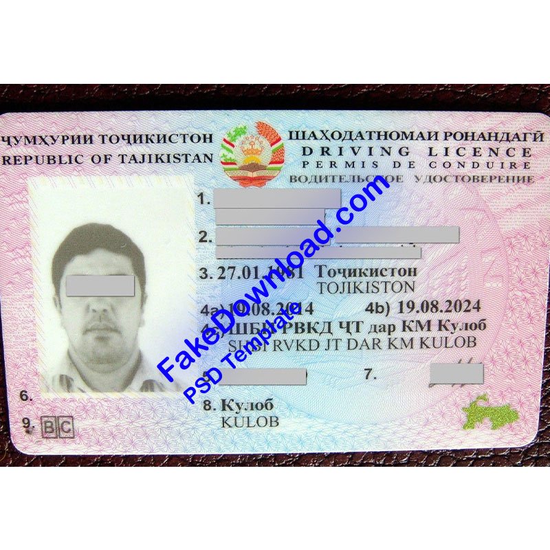 Get Your Tajikistan Driving License Now, Fast & Easy