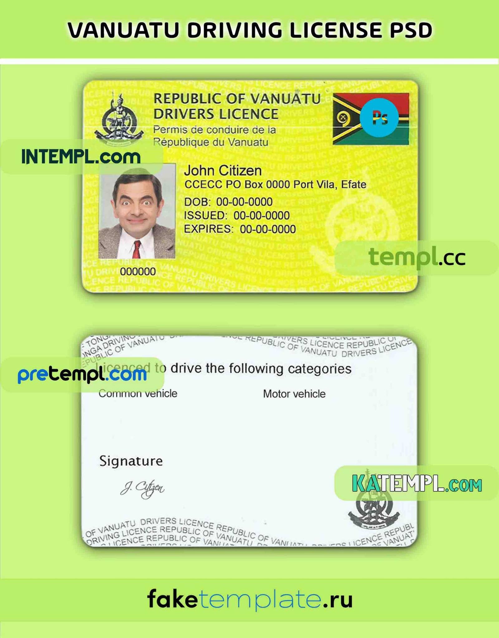 Where to order Vanuatu driving license online: The best options revealed!